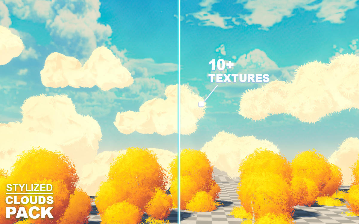 Stylized Clouds Pack screenshot 1